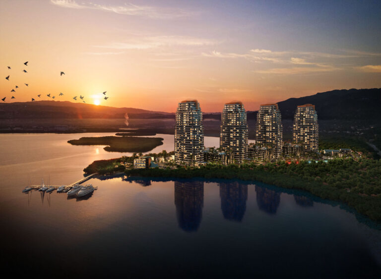 Sunrise over the Marine Reserve